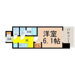 プレサンス大須観音フィエスタ【3階】の間取り