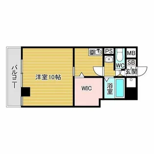 フローライト蛍池【7階】の間取り