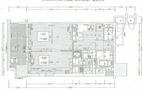 リーガル南堀江【14階】の間取り