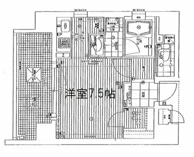 リーガル四ツ橋Ⅱ【6階】の間取り