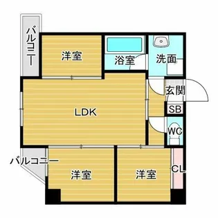 アーバネックス塚口【11階】の間取り