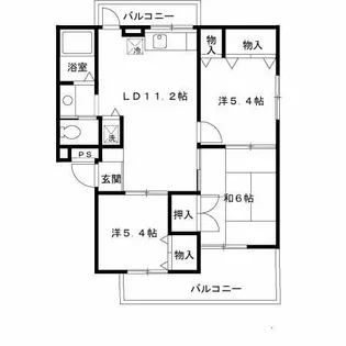 ロイヤルライフ21【1階】の間取り