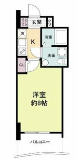 セレニテ桜川駅前プリエ【6階】の間取り