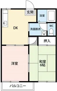 コンフォルト21【202号室】の間取り