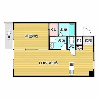 住吉ハイツ【3階】の間取り