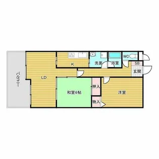 ガーデンヒルズ【2階】の間取り