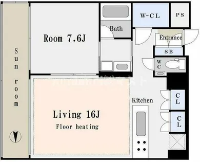 GLASHAUS【4階】の間取り