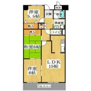 グランデパイース【4階】の間取り