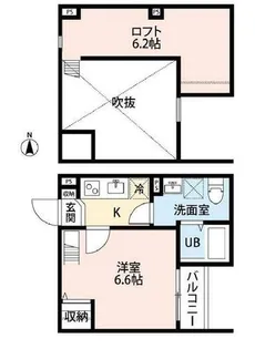 クレストヴィラ【1階】の間取り