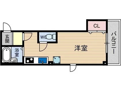 クラッセ南茨木【202号室】の間取り