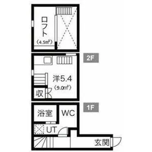 ラフィーカ金山【C号室】の間取り