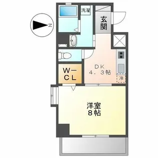 プロビデンス栄南【2階】の間取り