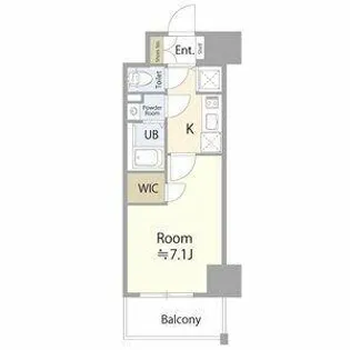 エスリード栄ル・クール【1307号室】の間取り