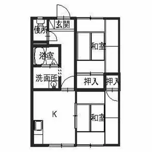 フレグランス白浜【0205号室】の間取り