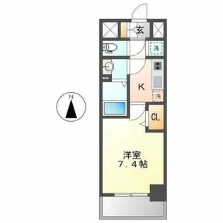プレサンス上前津グレース【3階】の間取り