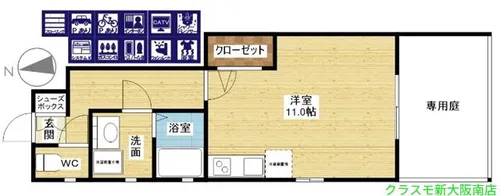 セジュール未来【1階】の間取り