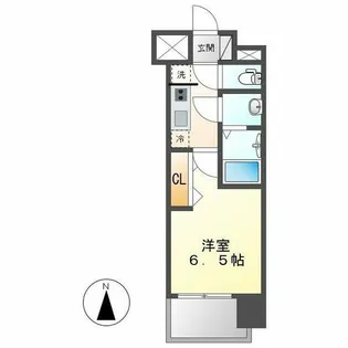 メイクス矢場町【10階】の間取り