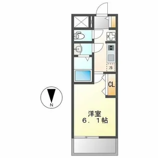 メイクス矢場町【12階】の間取り