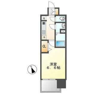 アステリ鶴舞トゥリア【6階】の間取り