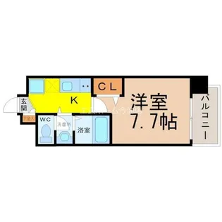 アルフィーレ新栄【8階】の間取り