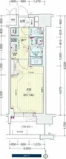 プレサンス THE 栄【10階】の間取り