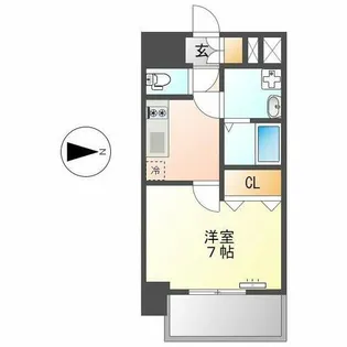 エスリード大須観音プリモ【5階】の間取り