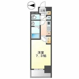 エスリード上前津テルツェ【11階】の間取り