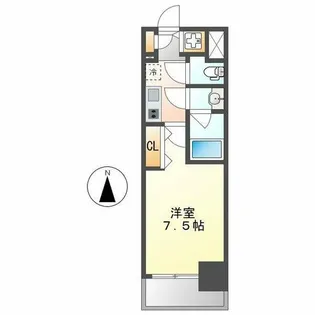 ブランシエスタ東別院【13階】の間取り