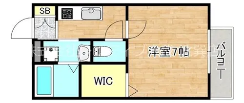 エルメゾン清里【1階】の間取り