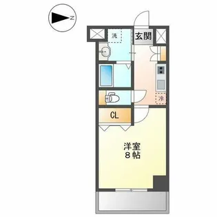 アプリーレ千代田【4階】の間取り