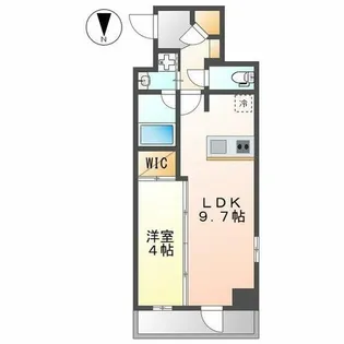 ブランシエスタ金山北【1階】の間取り