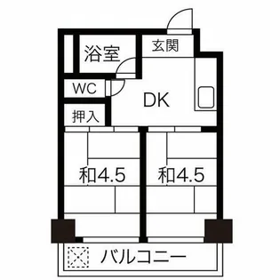 向陽ビル【3階】の間取り
