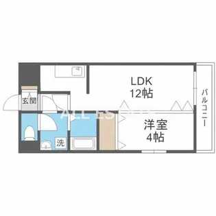 グランパシフィック小路【2階】の間取り