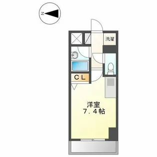 1Rの間取り画像