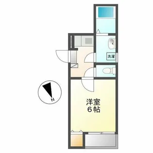 A-legato大喜(エーリガートダイキ)【1階】の間取り