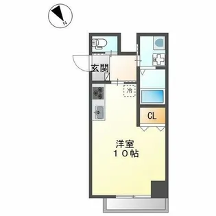 ガーデン熱田 (garden熱田)【1階】の間取り