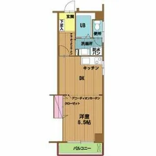 奥堂グリーンハイツ【305号室】の間取り