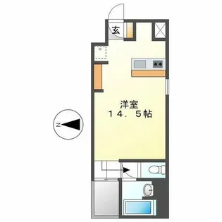 S-FORT六番町【8階】の間取り