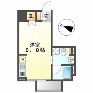 Comfort金山(コンフォート金山)【8階】の間取り