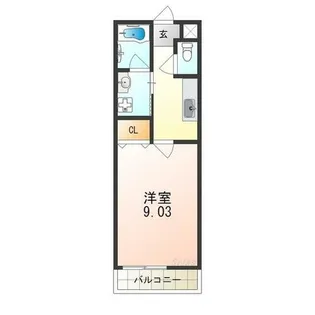 プリエ りんくう・B【2階】の間取り