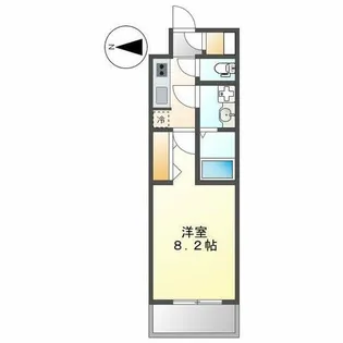 S-RESIDENCE金山altano(アルターノ)【2階】の間取り