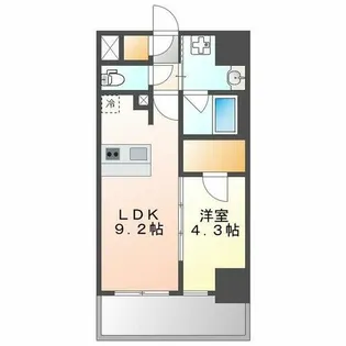 S-RESIDENCE金山epure【3階】の間取り