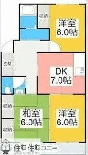 グリーンヒル高根【301号室】の間取り