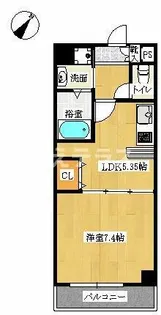 MuMoMi上沢【2階】の間取り