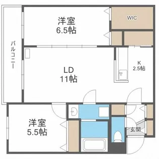 Partire 裏参道【2階】の間取り