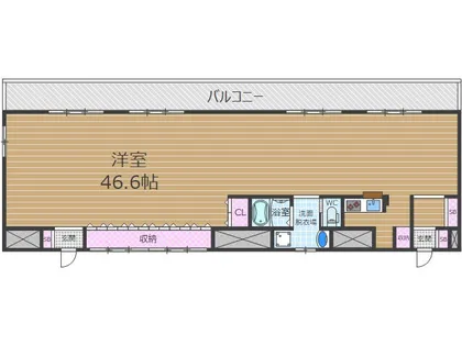 1Rの間取り画像