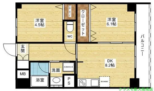 プリマヴェーラ【6階】の間取り