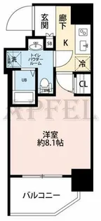 エグゼ堺筋本町【4階】の間取り