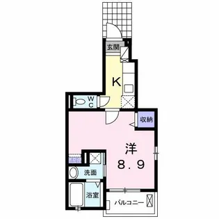 ノイ ブローテ【1階】の間取り