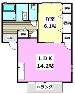 ディアス昭和園【2階】の間取り